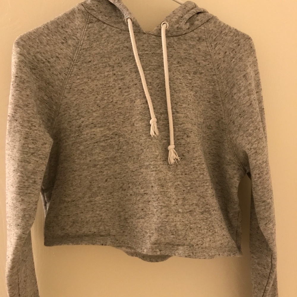 H&M crop top hoodie